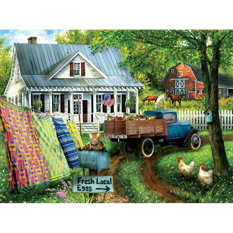 Countryside Living - 1000pc Jigsaw Puzzle image # 45299