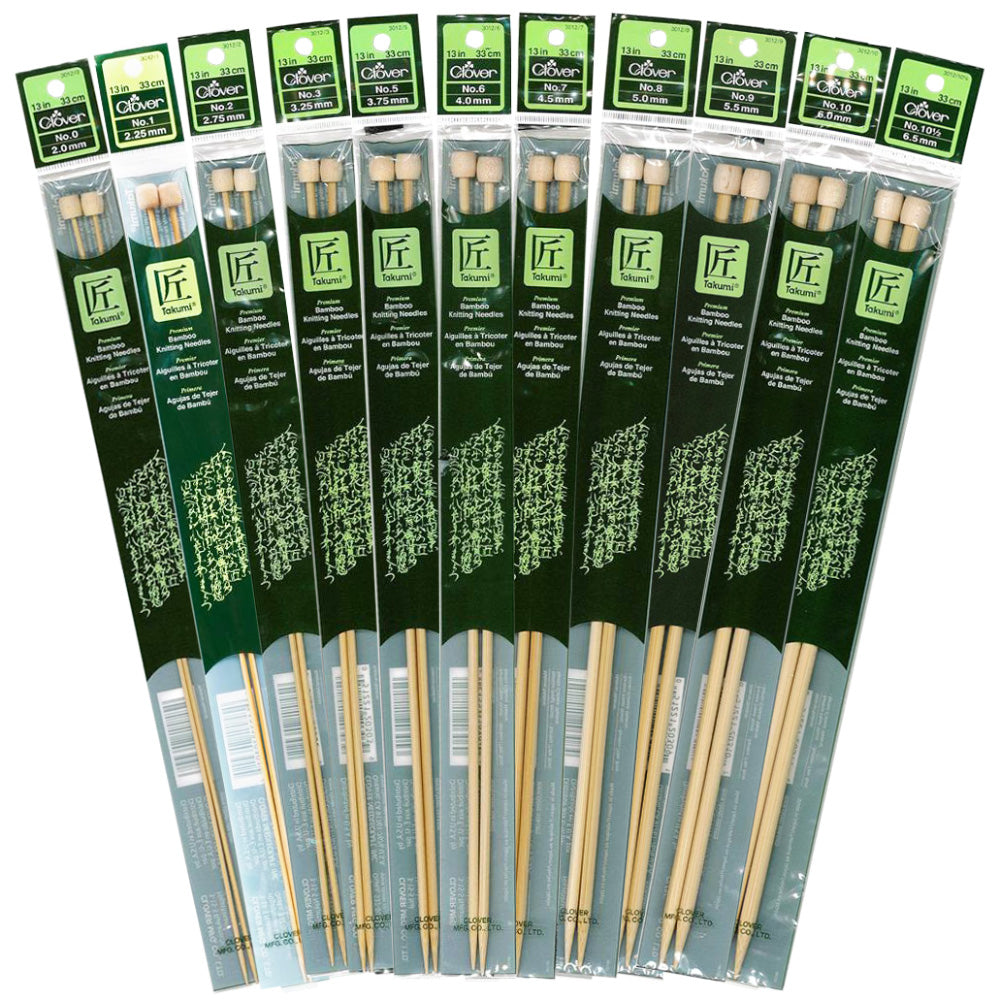Takumi Bamboo 13" Single Point Knitting Needle image # 88300