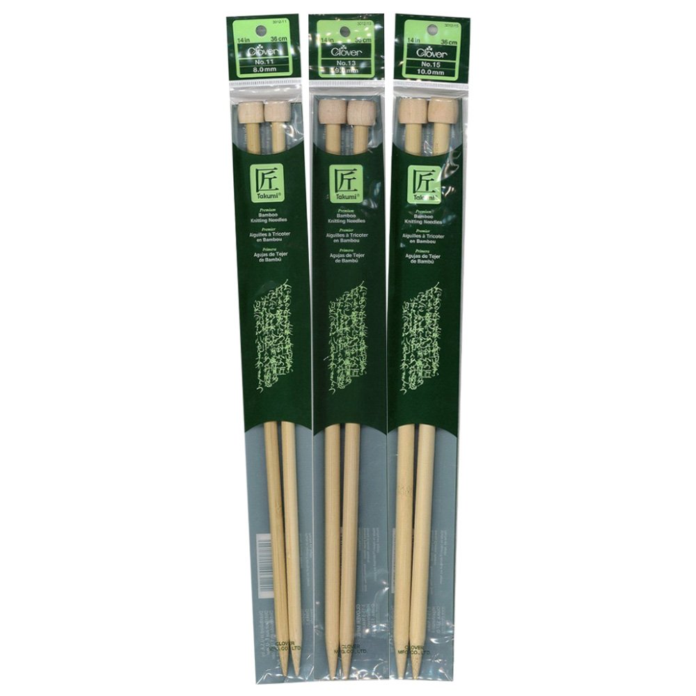 Takumi Bamboo 14" Single Point Knitting Needle image # 88311