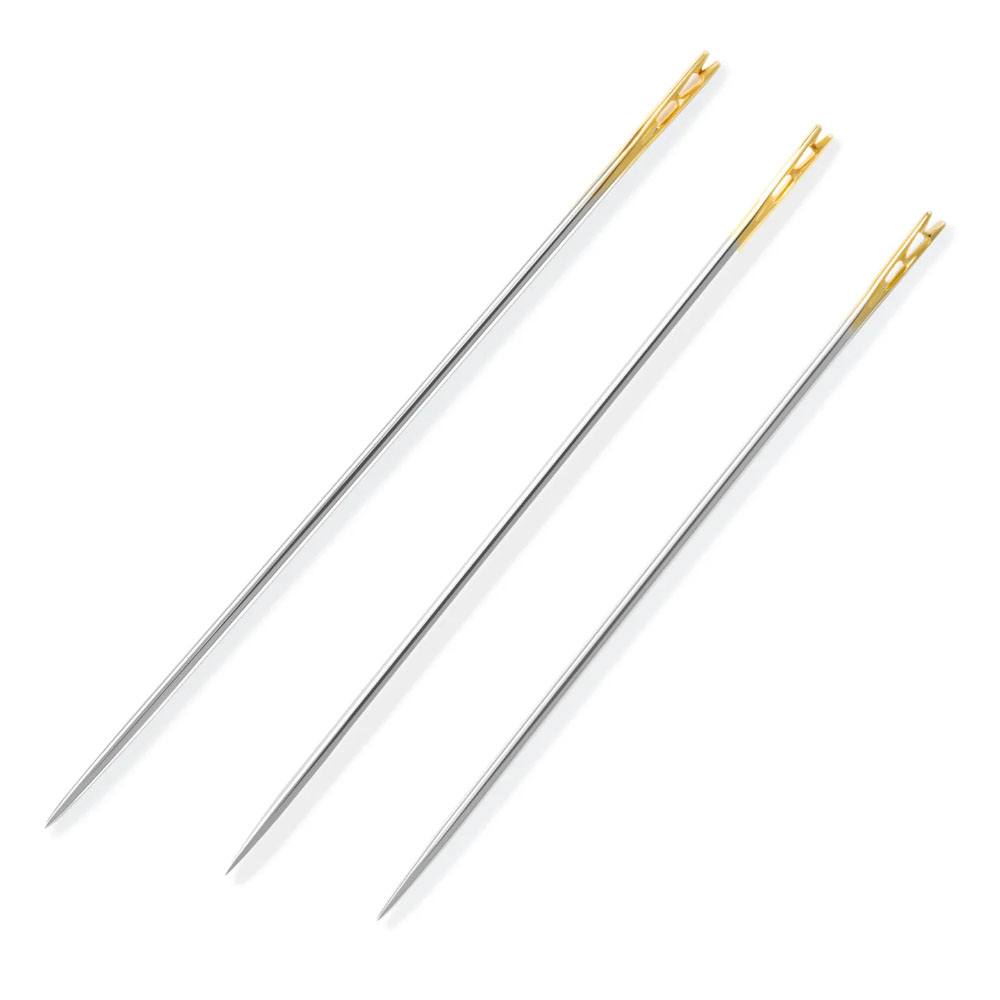 Dritz, Gold-Eye Easy Threading Needles (12pk) - Assorted image # 106343