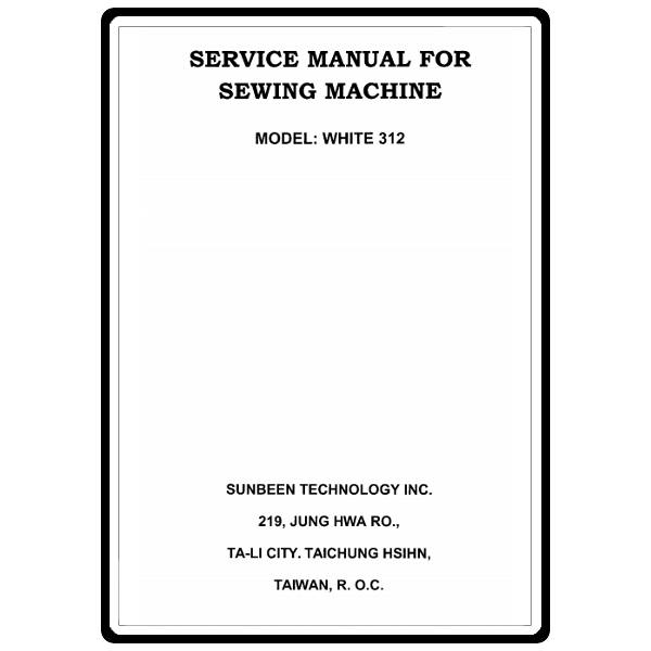 Service Manual, White 312 image # 22296