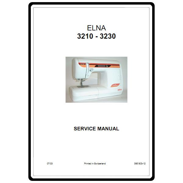 Service Manual, Elna 3210 image # 3861
