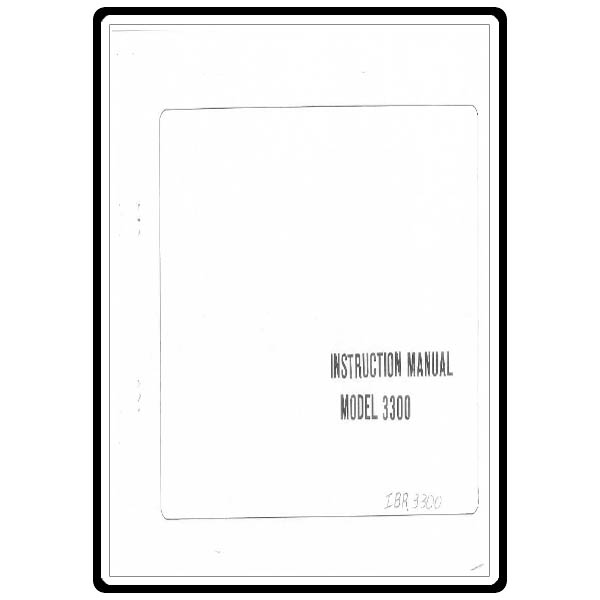 Instruction Manual, Riccar 2800 Version:Download image # 42964