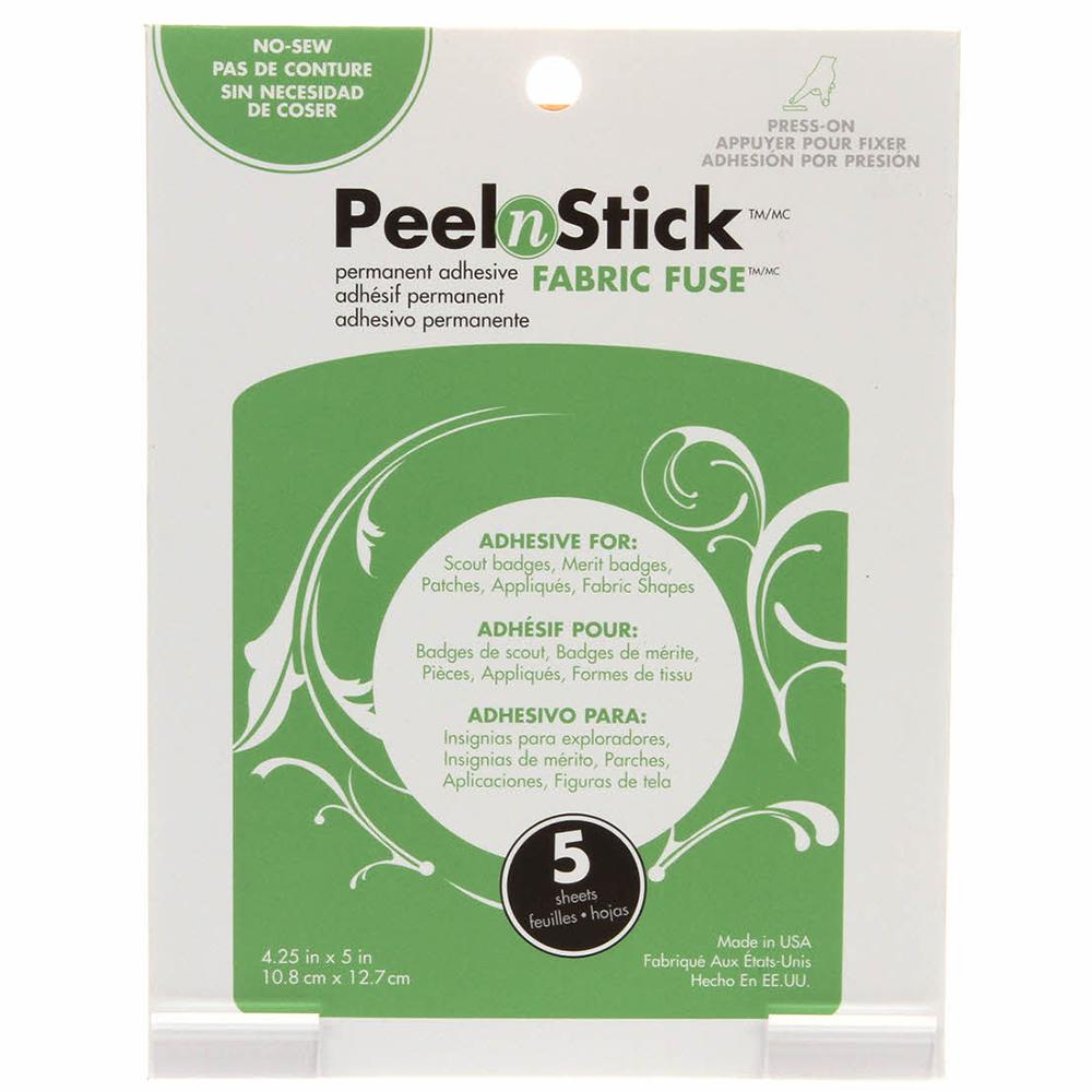 Fabric Fuse Peel 'N Stick Sheets (5ct), 4-1/4