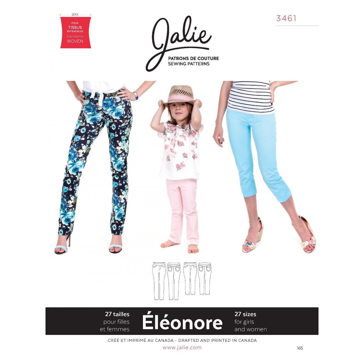 Eleonore Pull-On Jeans Pattern image # 43079