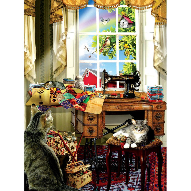 The Sewing Room - 1000pc Jigsaw Puzzle image # 45300