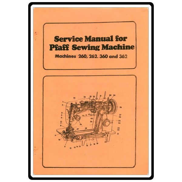 Service Manual, Pfaff 360 image # 4657