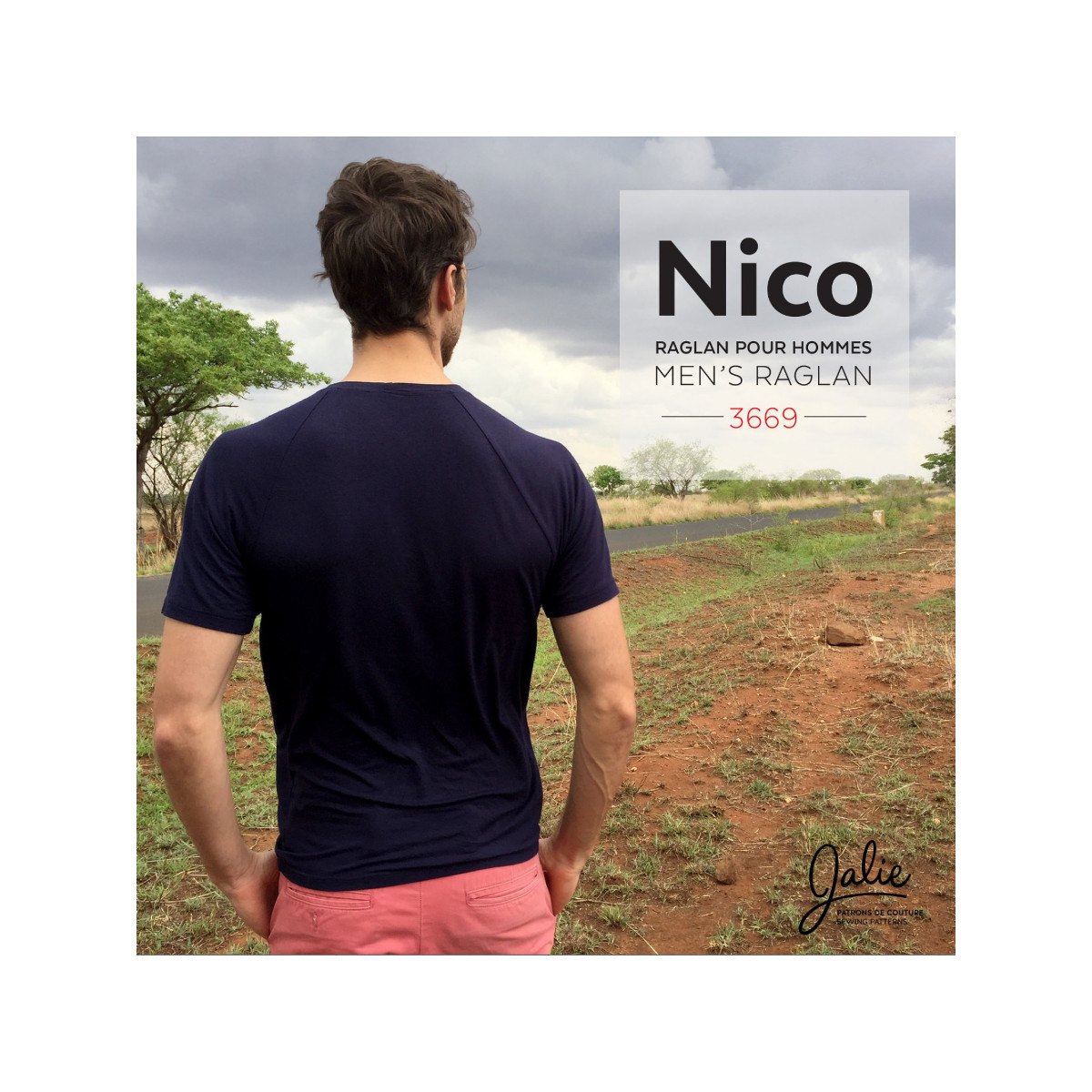 Nico Raglan Tee Pattern image # 43187