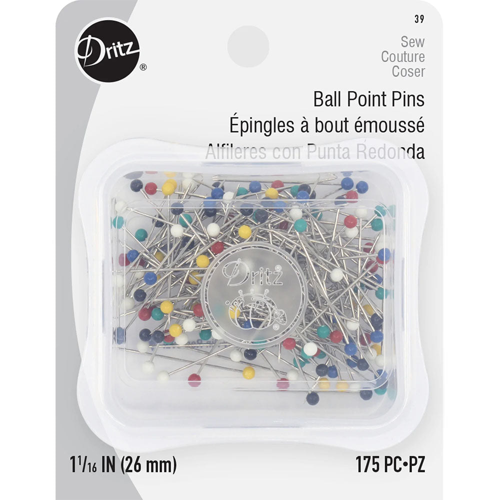 Size 17 Ball Point Color Pins (175 CT), Dritz image # 106287