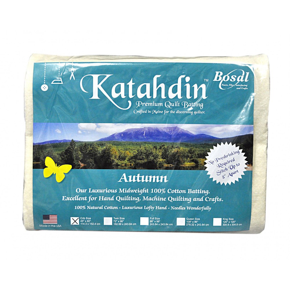 Bosal Katahdin Premium Cotton Batting - 45in x 60in image # 43727