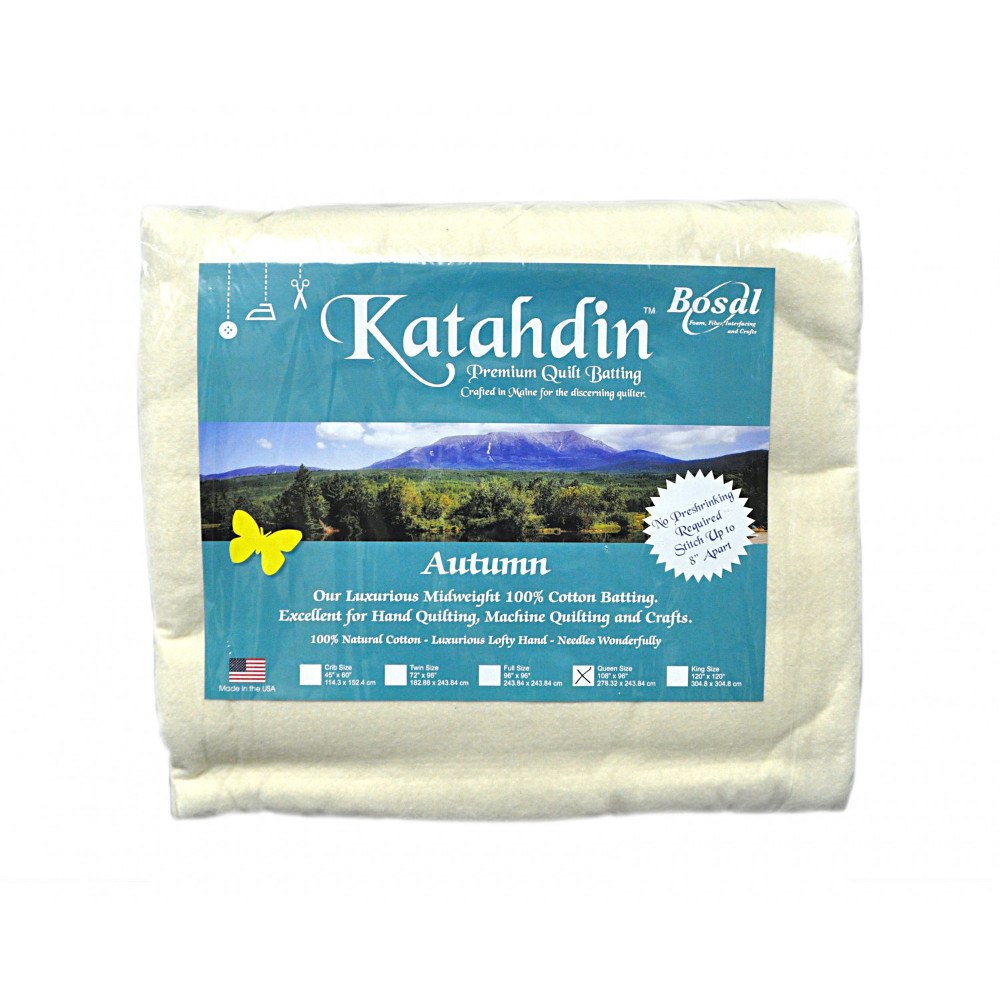 Bosal Katahdin Premium Cotton Batting - 96in x 108in image # 43739