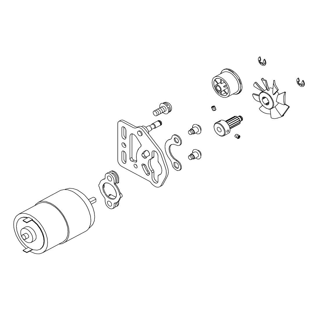 Main Motor Assembly, Juki #40078957 image # 54106