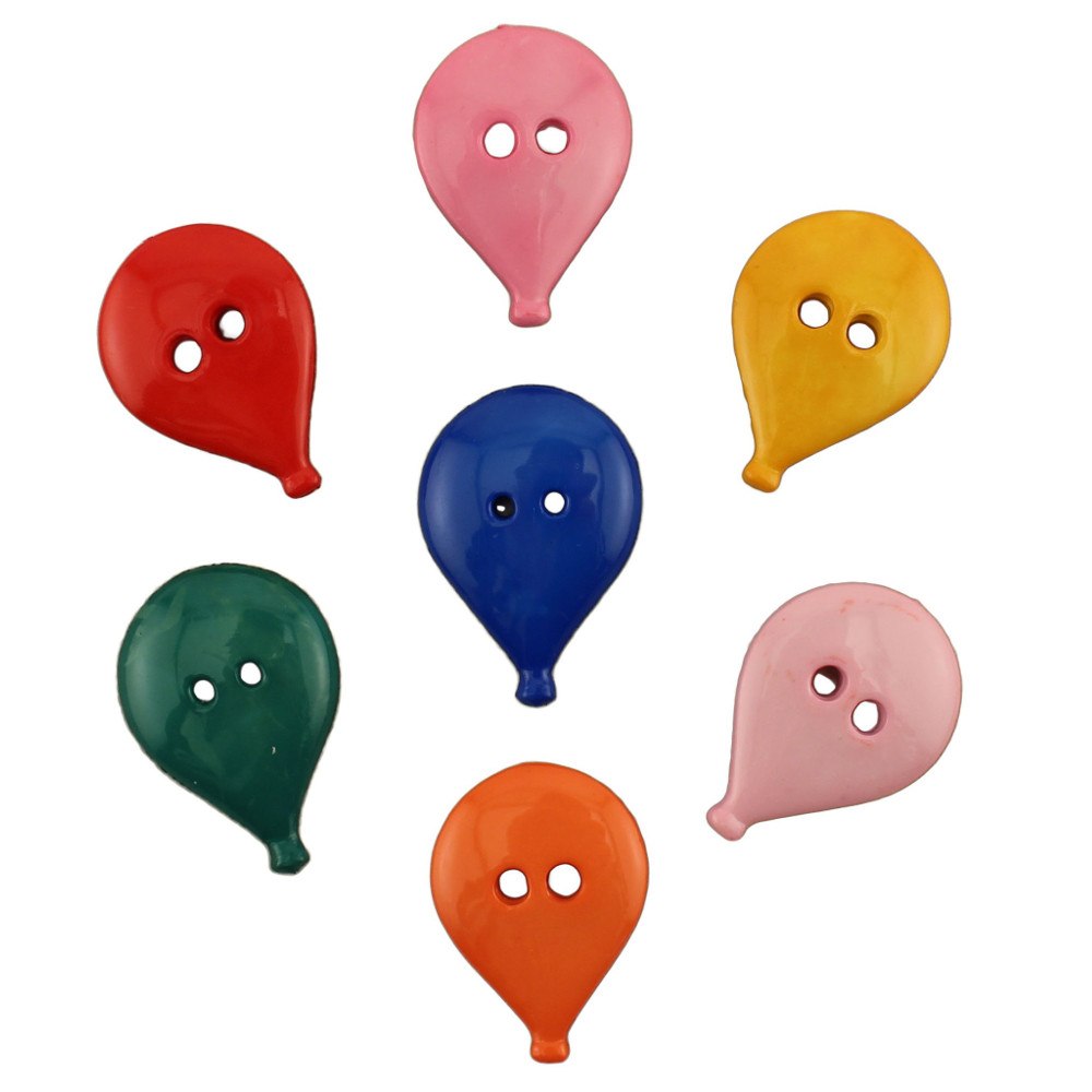 Birthday Balloons Button Bag - Pack of 7 image # 48558