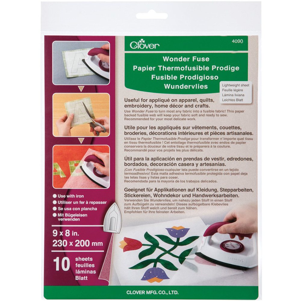 10pk Wonder Fuse 9"x 8" Sheets, Clover image # 87190