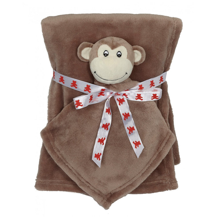 Embroidery Buddy Blankey Set - Monkey image # 52128