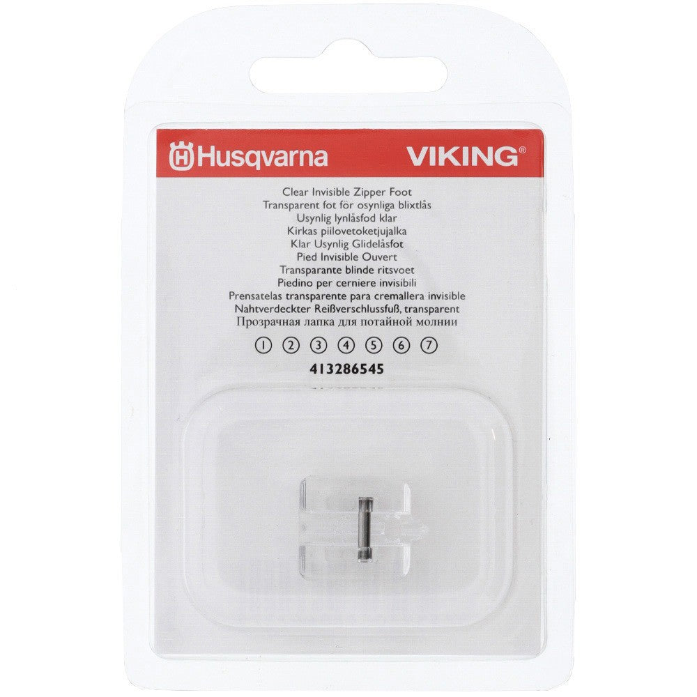 Clear Invisible Zipper Foot, Viking #4132865-45 image # 81718