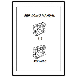 Service Manual, Janome 415 image # 22244