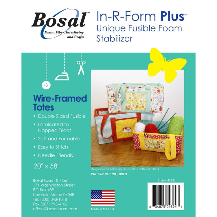 Bosal, In-R-Form Double Sided Fusible Foam Stabilizer - 20" x 58" image # 54874