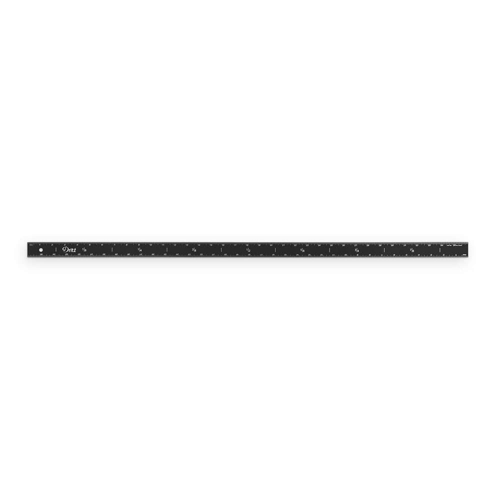 36" Anodized Aluminum Straight Edge Ruler, Dritz image # 108369