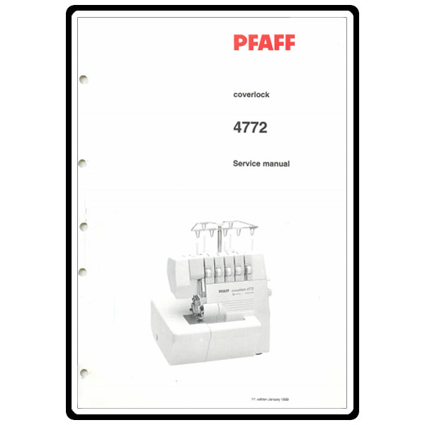 Service Manual, Pfaff 4772 image # 4941