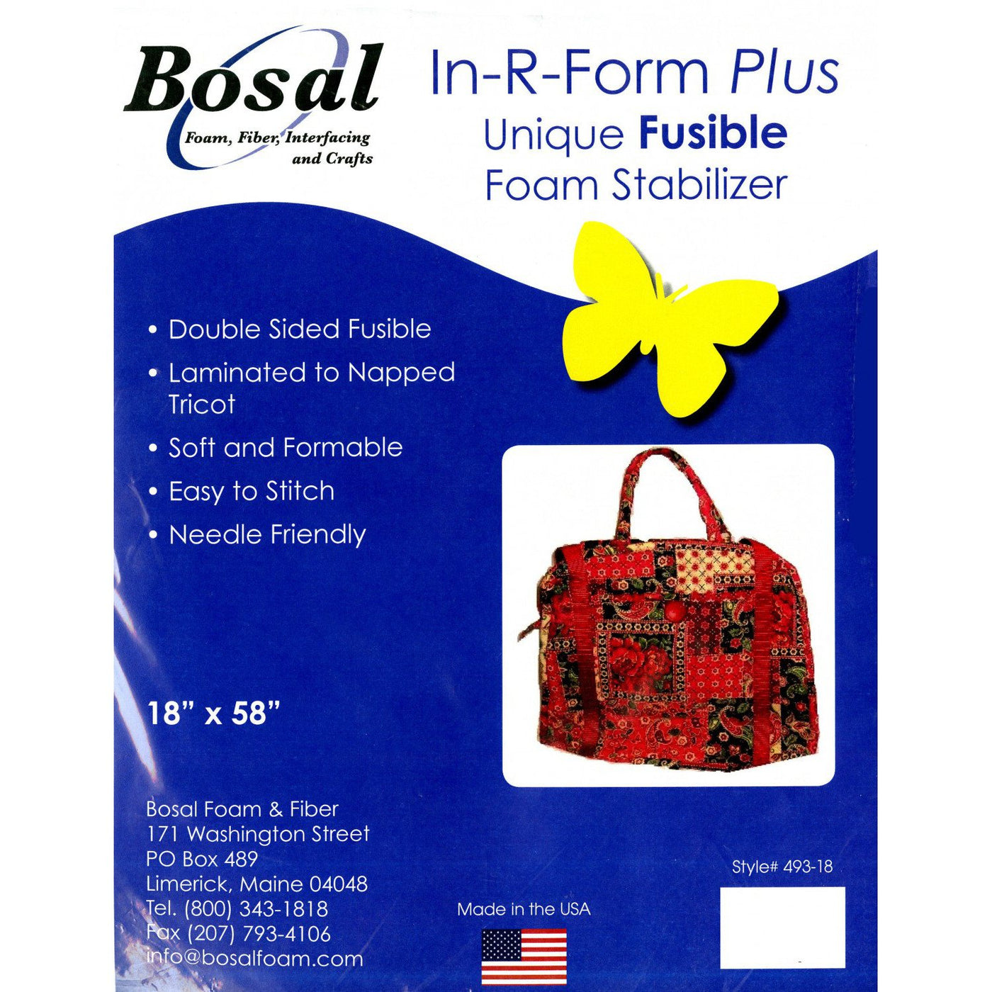 In-R-Form Plus Double-sided Fusible Foam Stabilizer, 18"x58" image # 42299