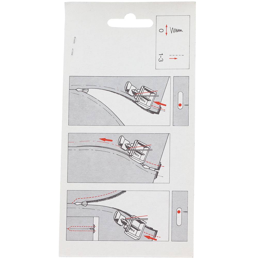 Zipper Foot, Elna #494470-20 image # 87783