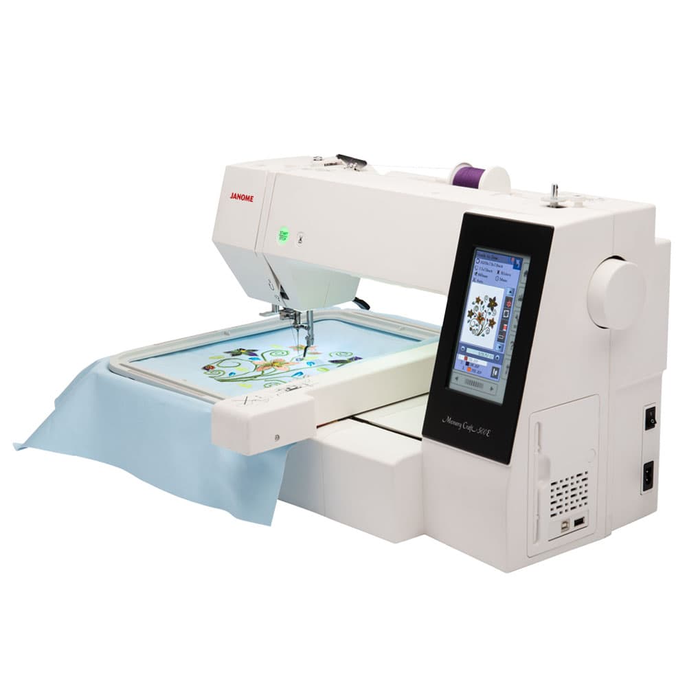 Janome Memory Craft 500E Limited Edition Embroidery Machine with FREE