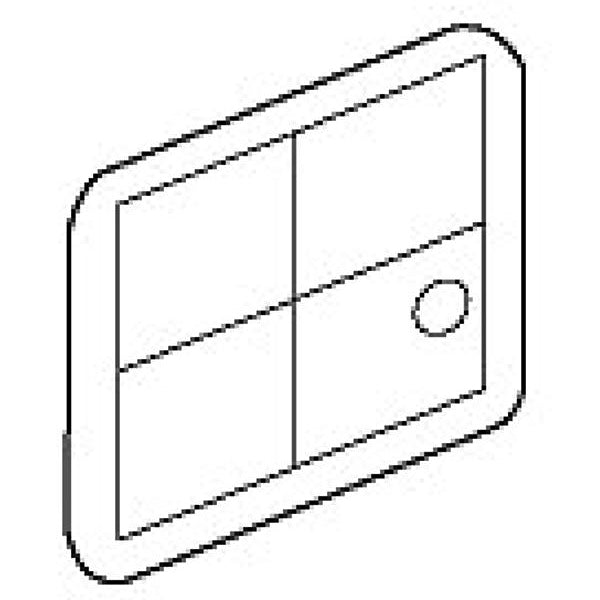 Template for embroidery hoop