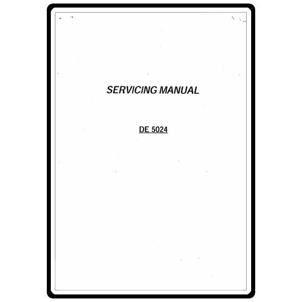 Service Manual, Janome 5024 image # 12702