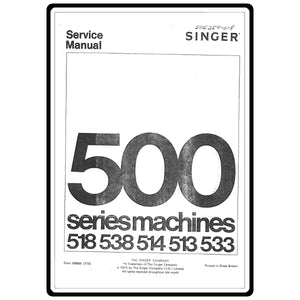 Service Manual, Singer 518 image # 5002