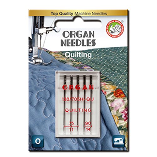 5pk Organ Quilting Needles (130/705H) - Assorted Sizes 75-90 image # 49714