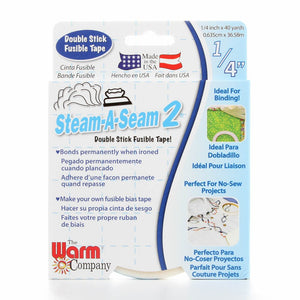 Steam-A-Seam 2, Double Stick Fusible Tape - 1/4" x 40yds image # 44576