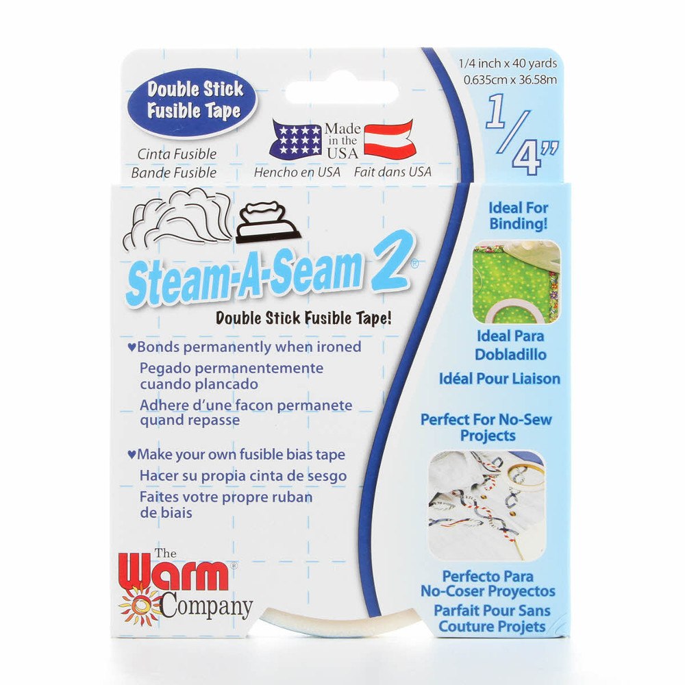 Steam-A-Seam 2, Double Stick Fusible Tape - 1/4" x 40yds image # 44576