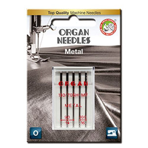 5pk Organ Metal Needles (130/705H) - Assorted Sizes 90-100 image # 49712