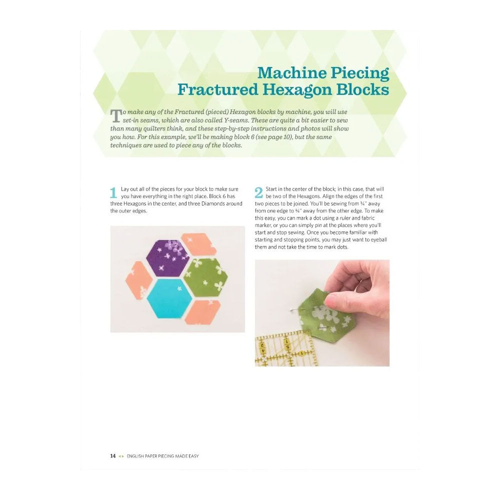 Accuquilt English Paper Piecing Made Easy Pattern Book