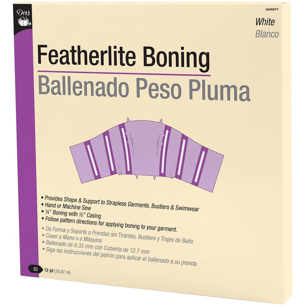 Dritz Featherlite Covered Boning - 1/2in image # 92573