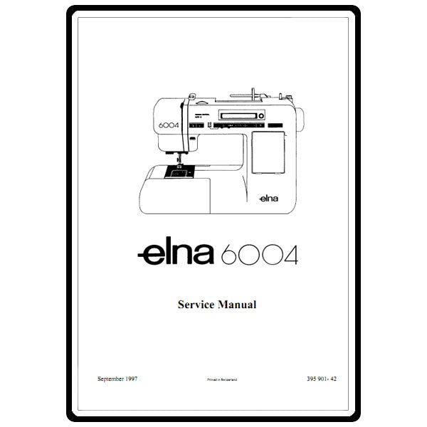 Service Manual, Elna 6004 image # 3885