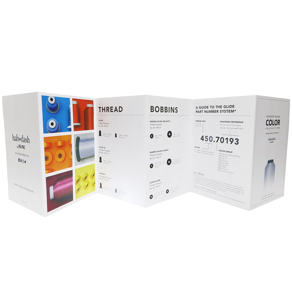 Fil-Tec, Glide Thread Color Card