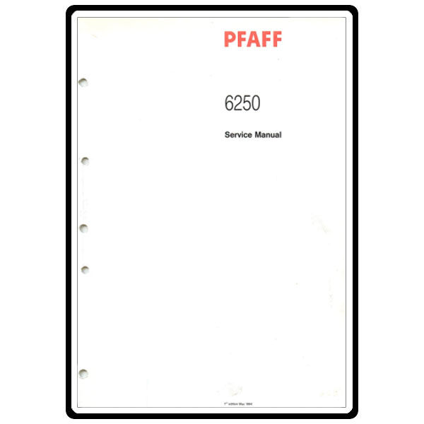 Service Manual, Pfaff 6250 image # 5128