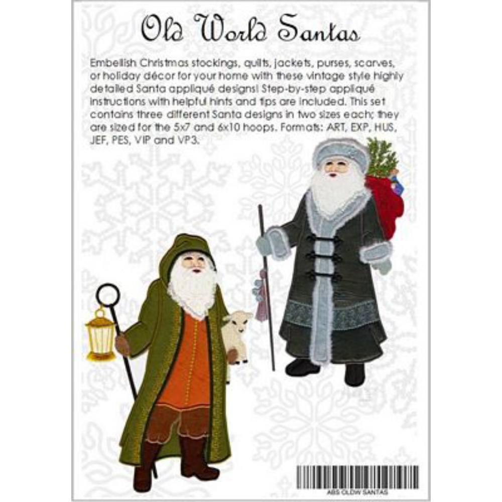 Old World Santas Machine Embroidery Design image # 92644