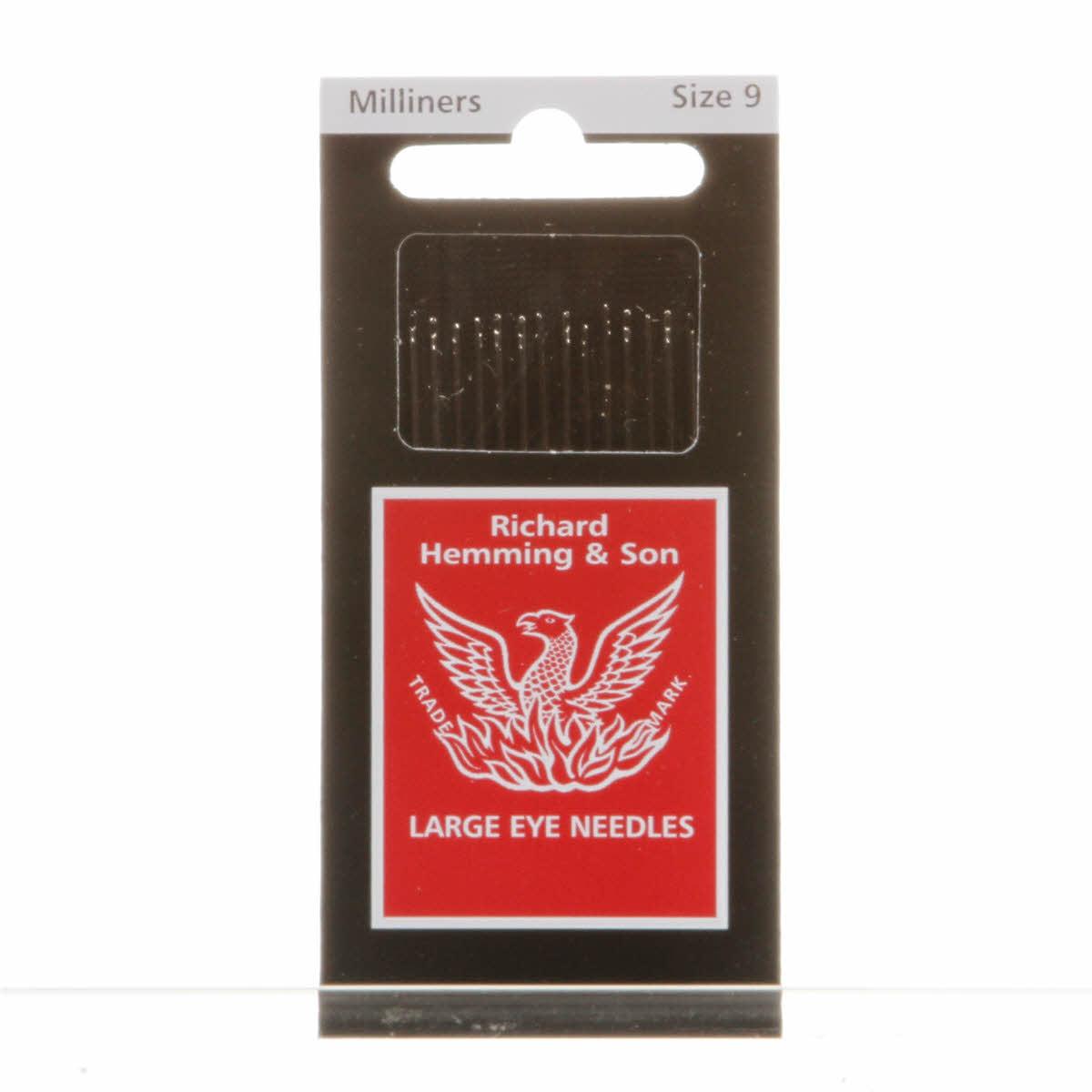 Richard Hemming & Son Milliners Needles - Size 9 image # 56337