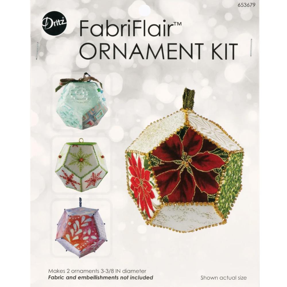 FabriFlair Brio Sphere Ornament Kit, Dritz image # 102819