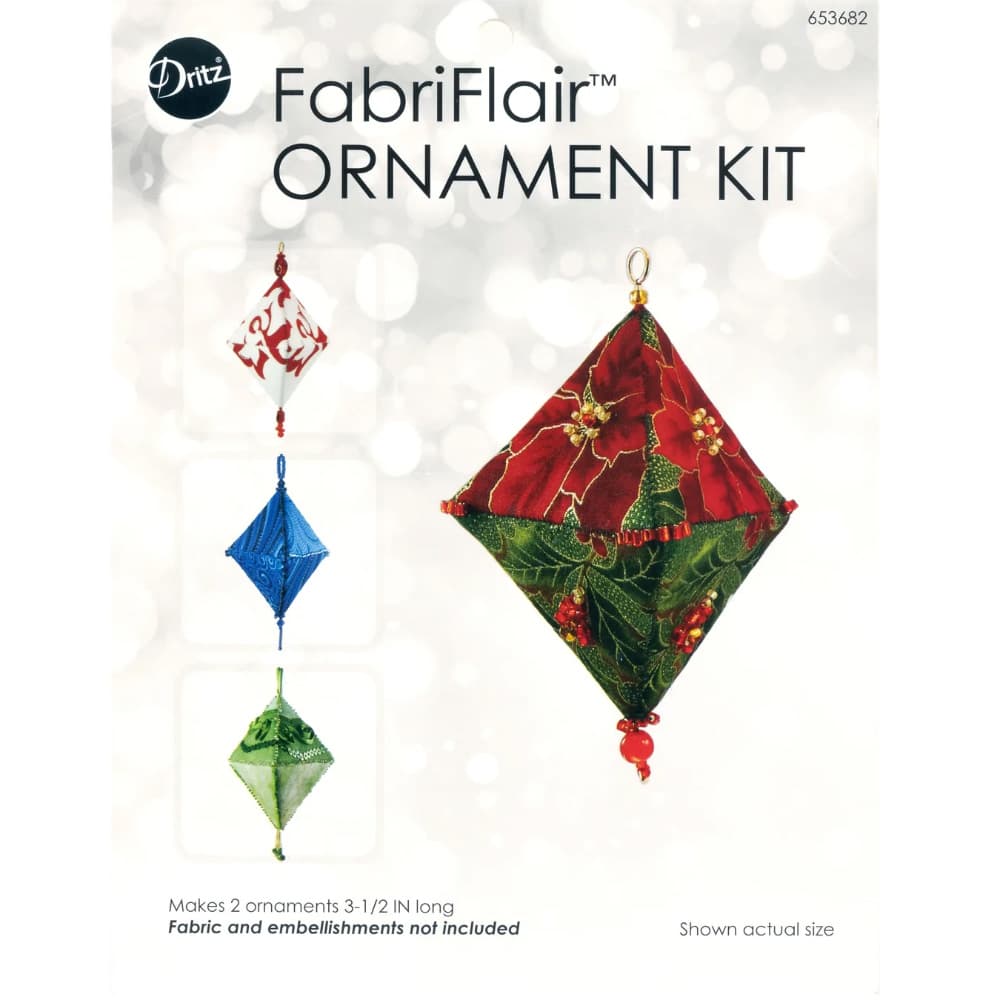 FabriFlair Trilliant Ornament Kit, Dritz image # 102815