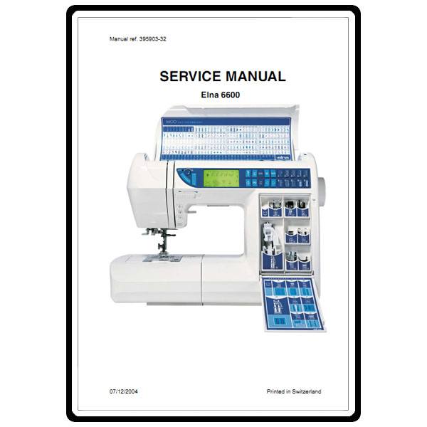 Service Manual, Elna 6600 image # 3888