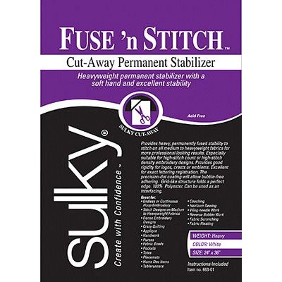 Sulky Fuse'n Stitch Stabilizer, 24" x 1yd image # 29741