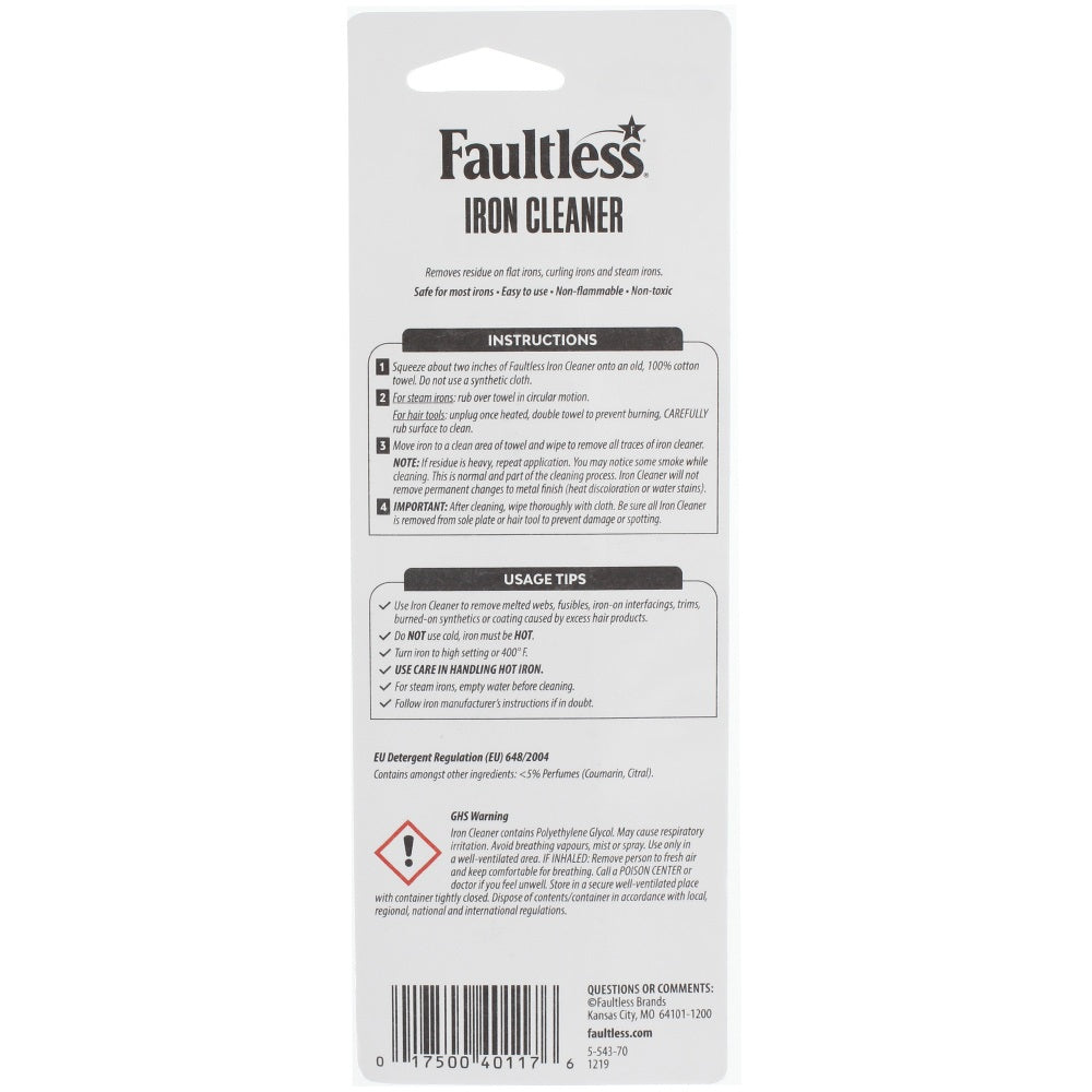 Fautless Hot Iron Cleaner, Fautless image # 76774