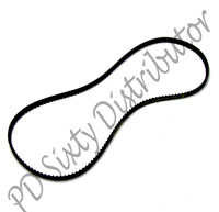 Cogged Belt, White #6791 image # 8469