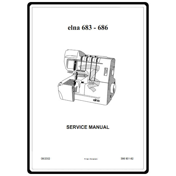 Service Manual, Elna 684 image # 3818