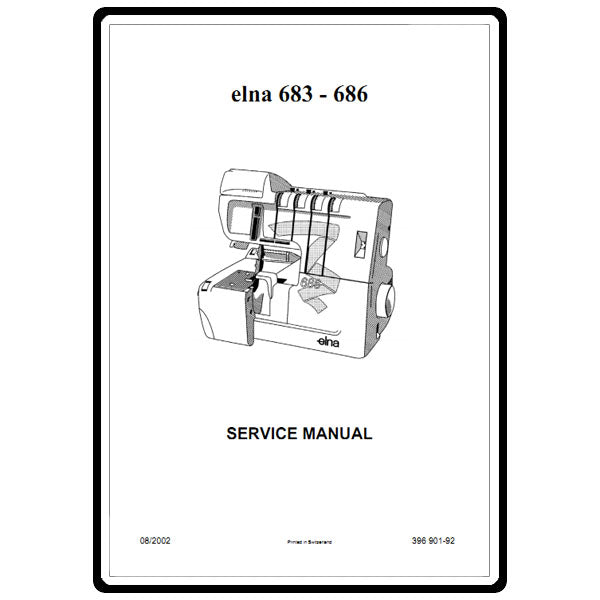 Service Manual, Elna 685 image # 3819