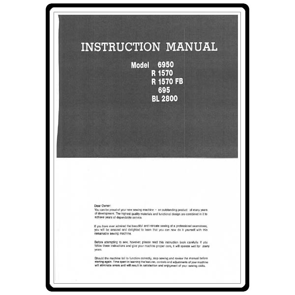Riccar R1570FB Instruction Manual image # 5198